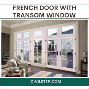 french door with transom window