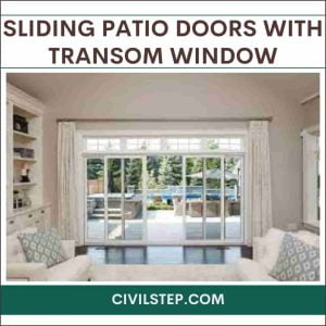sliding patio doors with transom window