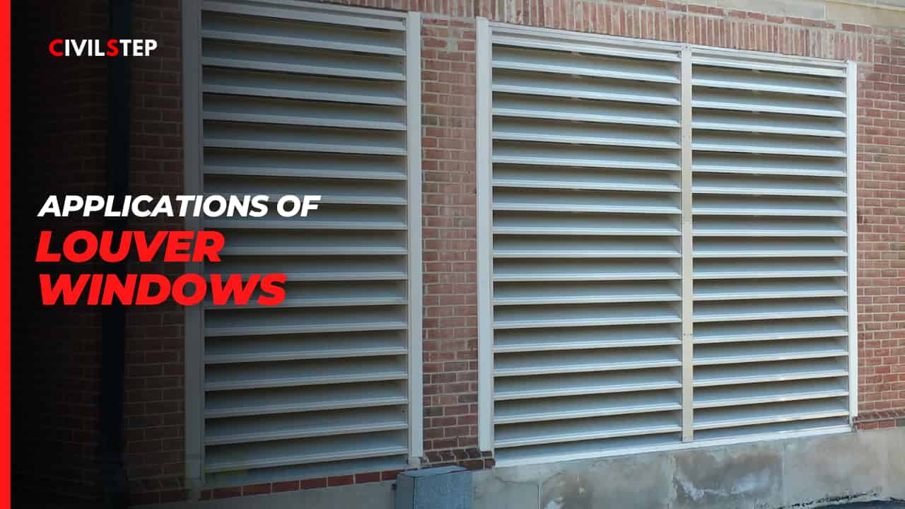 Applications of louvered windows