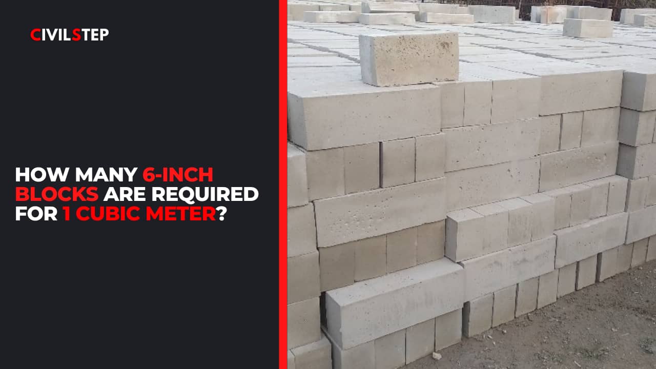 How Many 6-Inch Blocks Are Required for 1 Cubic Meter?