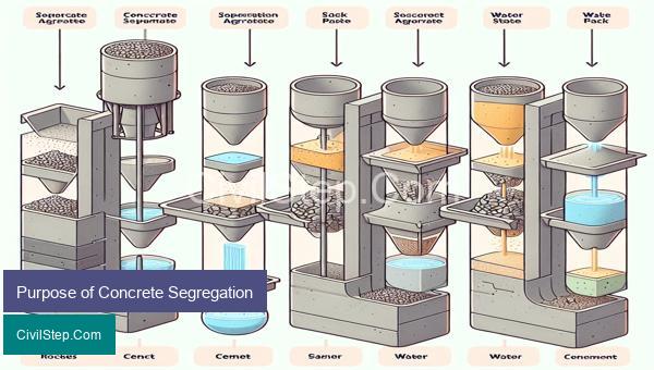 Purpose of Concrete Segregation