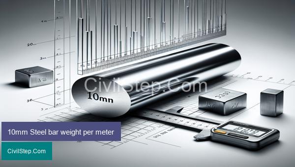 10mm Steel bar weight per meter