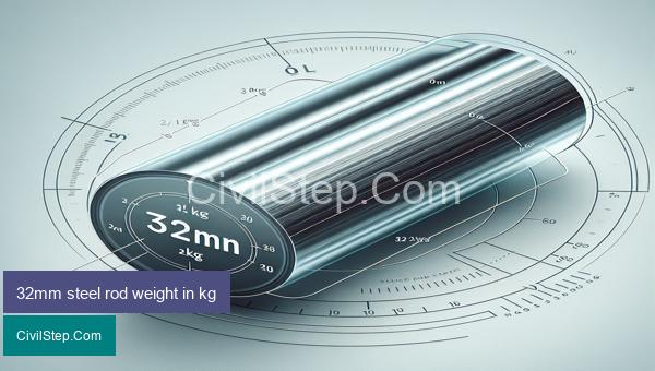 32mm steel rod weight in kg