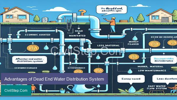 Advantages of Dead End Water Distribution System