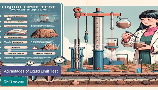 Advantages of Liquid Limit Test