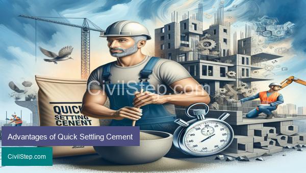 Advantages of Quick Settling Cement