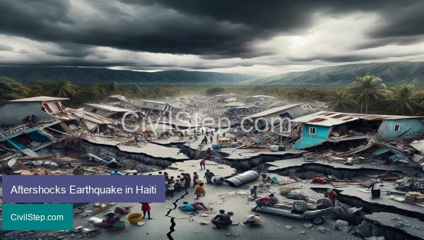 Aftershocks Earthquake in Haiti