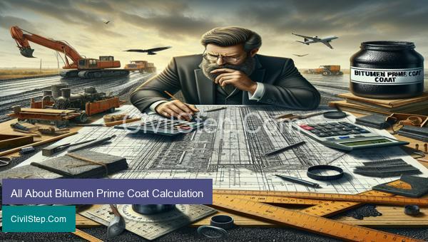 All About Bitumen Prime Coat Calculation