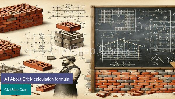 All About Brick calculation formula