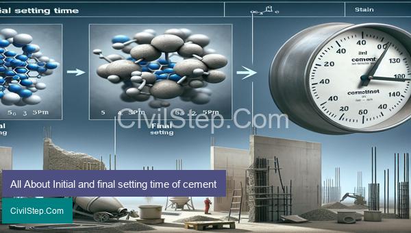 All About Initial and final setting time of cement