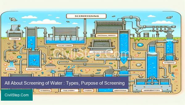 All About Screening of Water : Types, Purpose of Screening