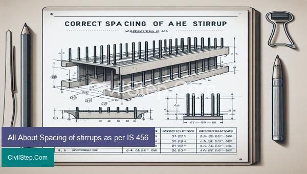 All About Spacing of stirrups as per IS 456