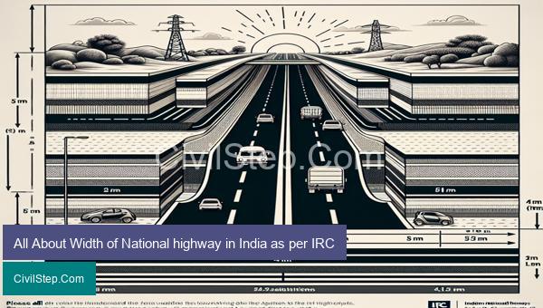 All About Width of National highway in India as per IRC