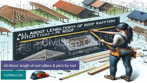 All About  length of roof rafters & pitch for roof