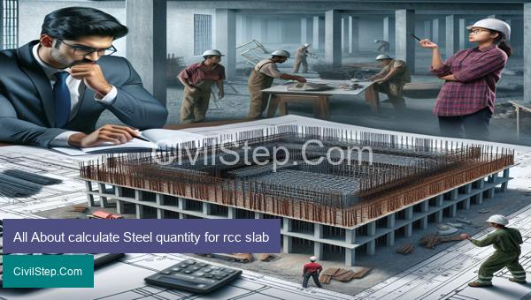 All About calculate Steel quantity for rcc slab