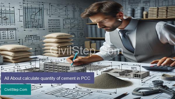 All About calculate quantity of cement in PCC