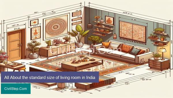 All About the standard size of living room in India