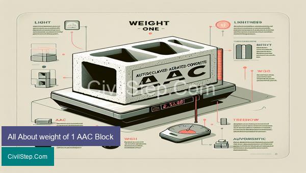 All About weight of 1 AAC Block