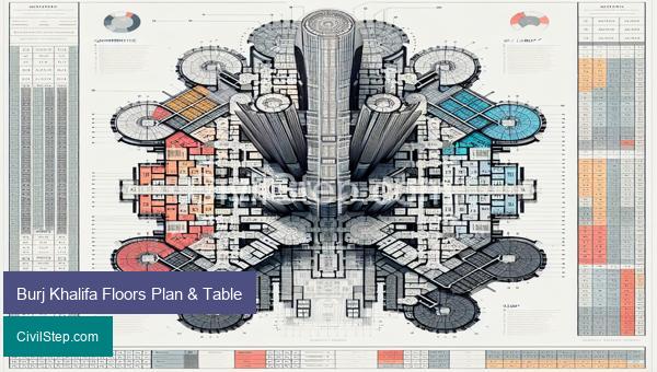 Burj Khalifa Floors Plan & Table