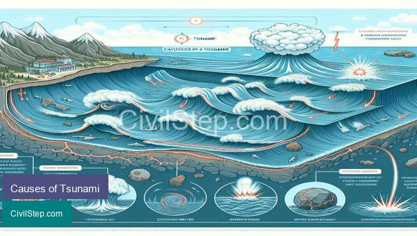 Causes of Tsunami