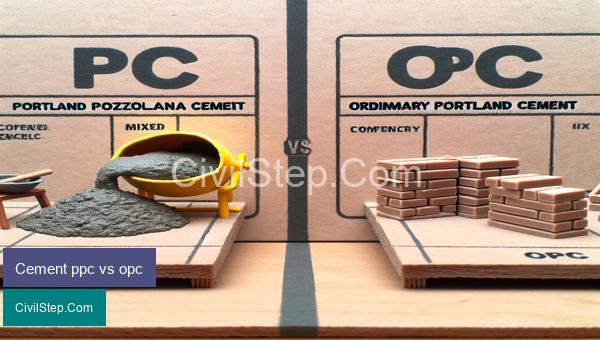 Cement ppc vs opc