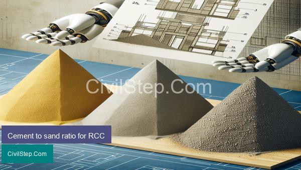 Cement to sand ratio for RCC
