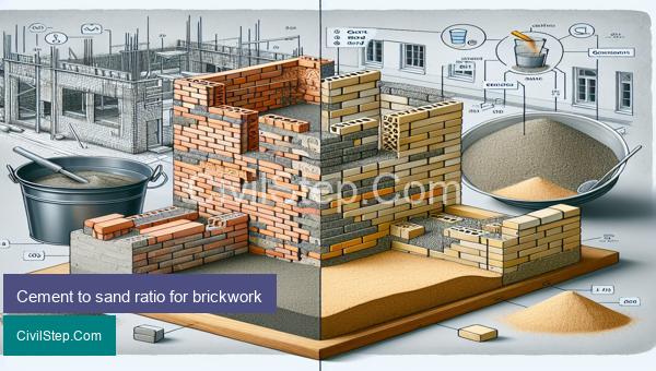 Cement to sand ratio for brickwork