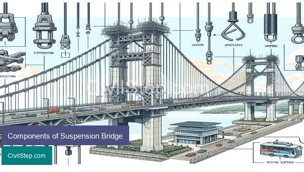 Components of Suspension Bridge