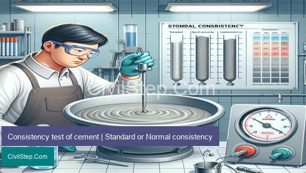 Consistency test of cement | Standard or Normal consistency