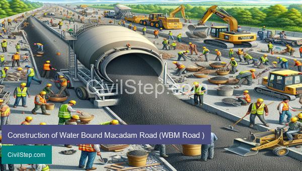 Construction of Water Bound Macadam Road (WBM Road )