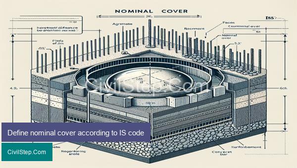 Define nominal cover according to IS code