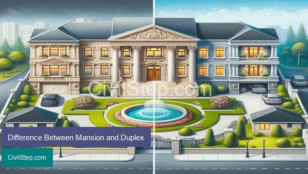 Difference Between Mansion and Duplex