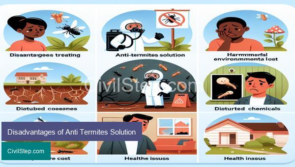 Disadvantages of Anti Termites Solution