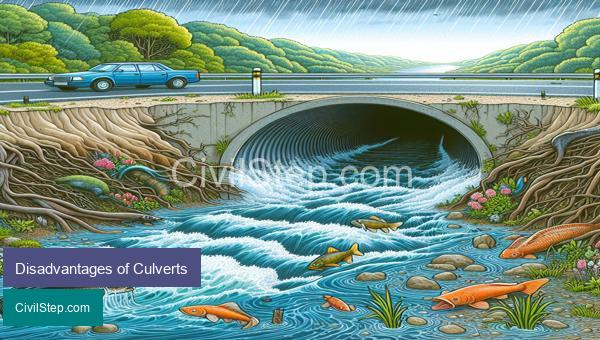Disadvantages of Culverts