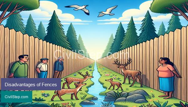 Disadvantages of Fences