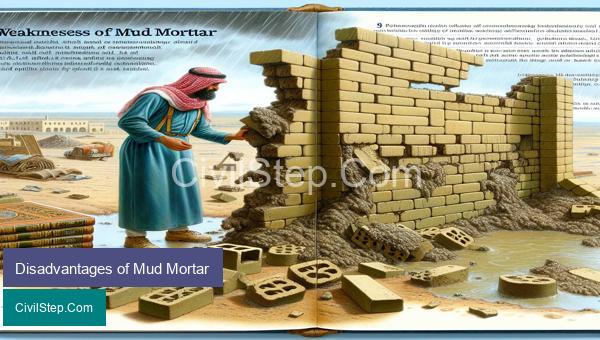 Disadvantages of Mud Mortar