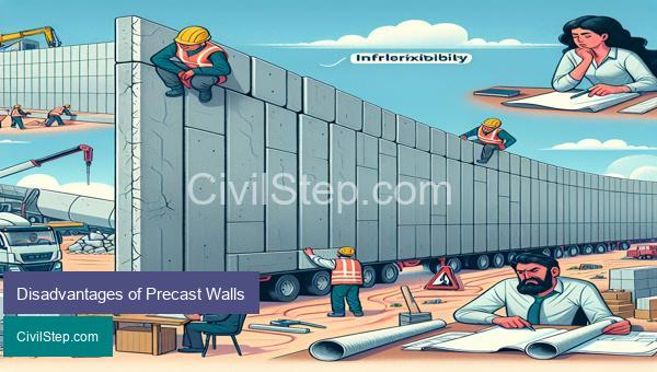 Disadvantages of Precast Walls