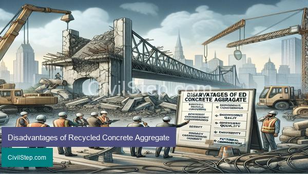 Disadvantages of Recycled Concrete Aggregate