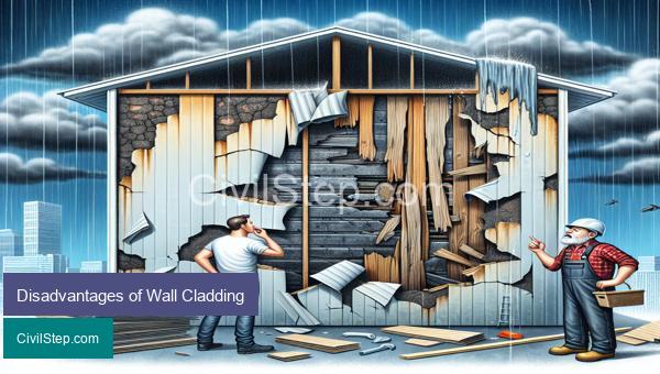 Disadvantages of Wall Cladding