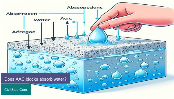 Does AAC blocks absorb water?