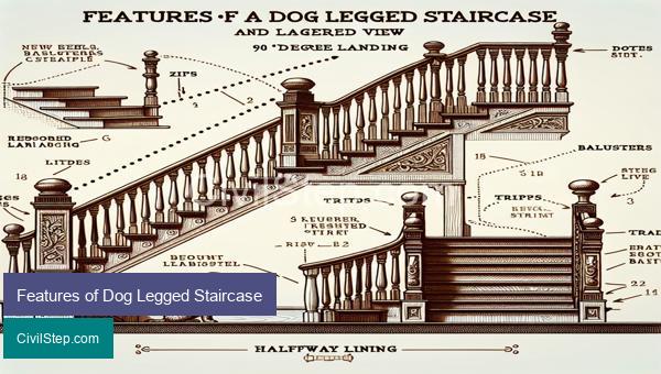 Features of Dog Legged Staircase
