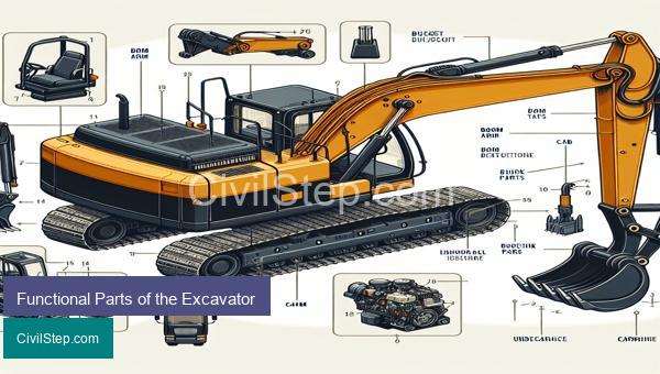 Functional Parts of the Excavator