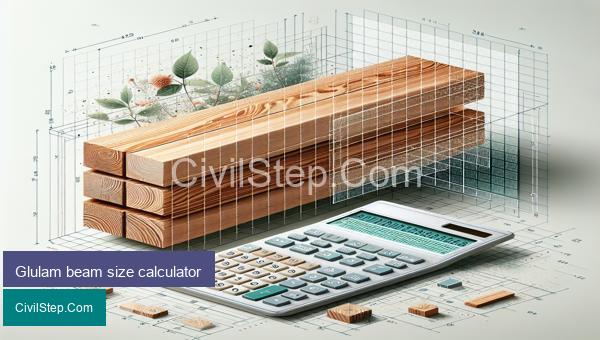 Glulam beam size calculator