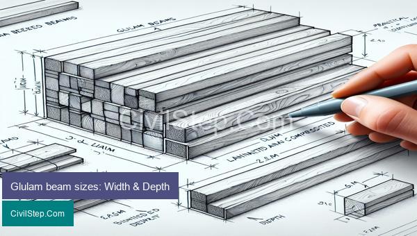 Glulam beam sizes: Width & Depth