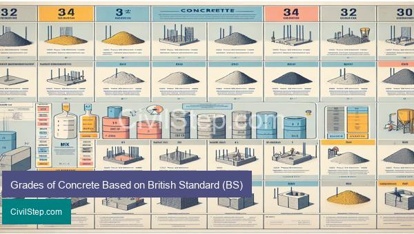 Grades of Concrete Based on British Standard (BS)