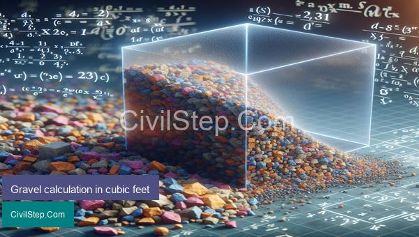 Gravel calculation in cubic feet