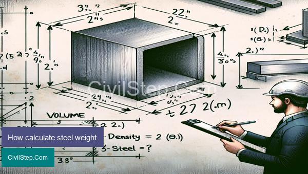 How calculate steel weight