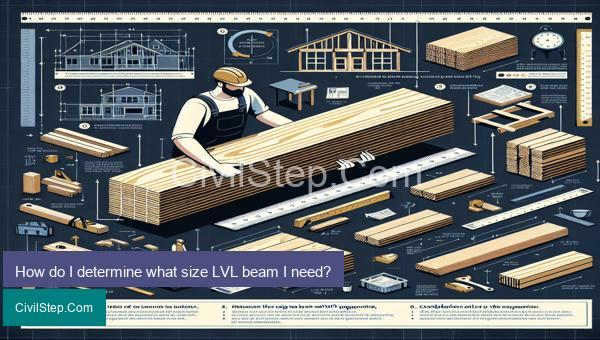 How do I determine what size LVL beam I need?