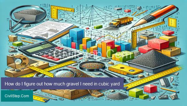 How do I figure out how much gravel I need in cubic yard