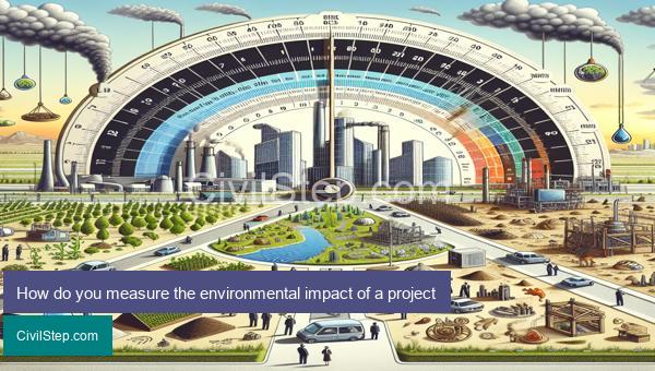 How do you measure the environmental impact of a project